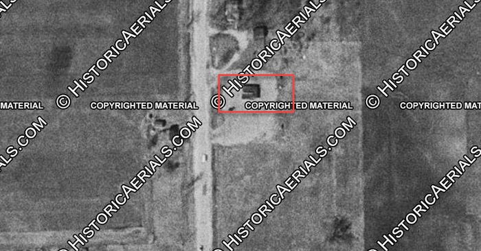 Big Wheel Drive-In - 1954 Aerial (newer photo)